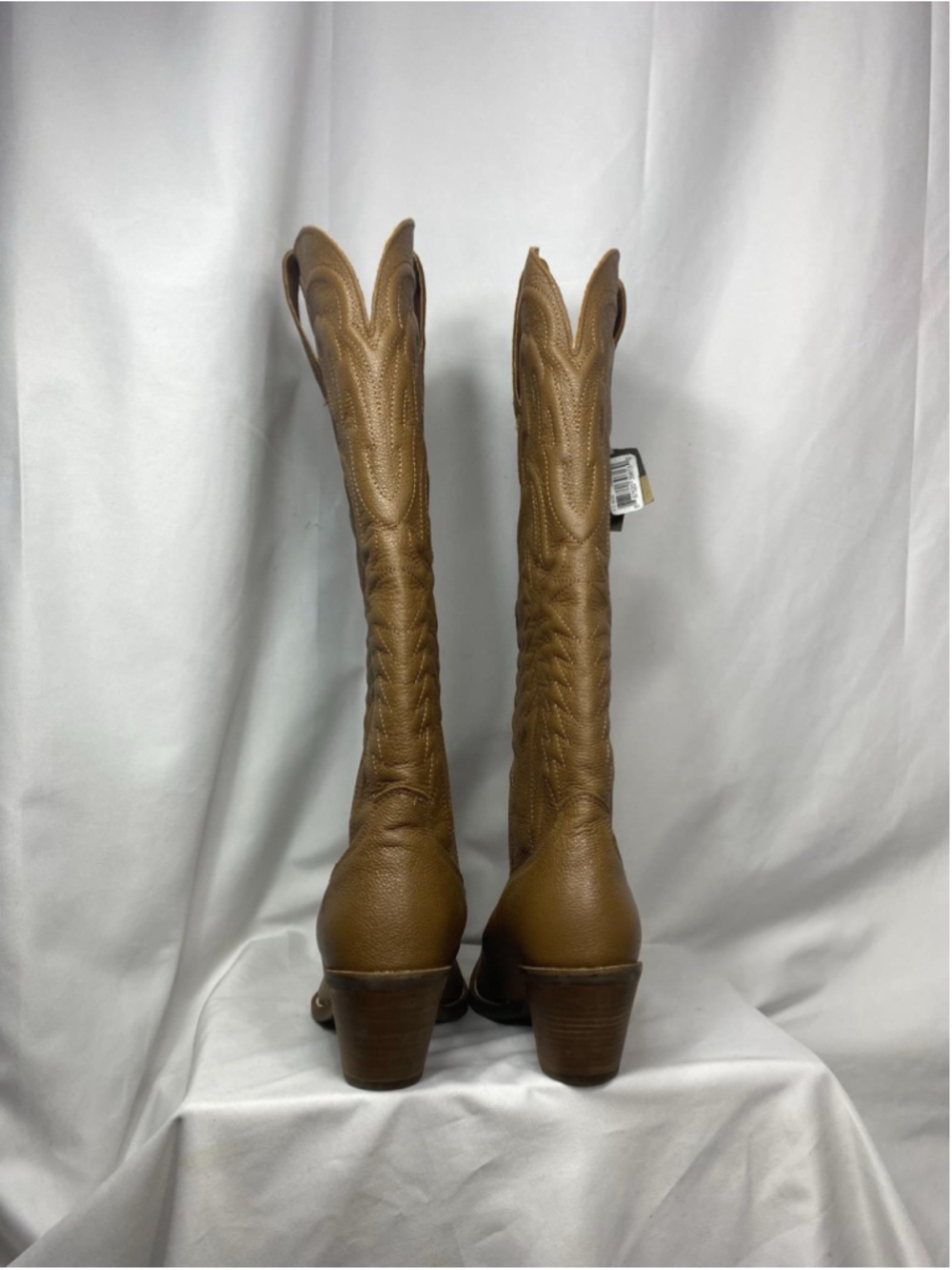 Dingo Ladies Raisin Kane Red Leather Western Tall Boots 8.5 Brown Rodeo Cowgirl - Picture 4 of 11